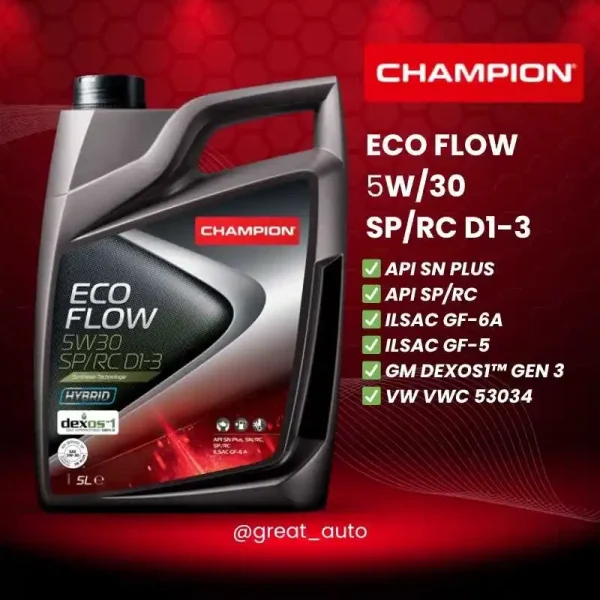 CHAMPION 5W30 D1-3 CHAMPION 5W30 D1-3