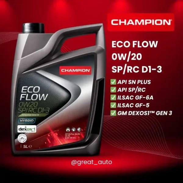 CHAMPION_0W20_D1_3 CHAMPION 0W20 D1-3