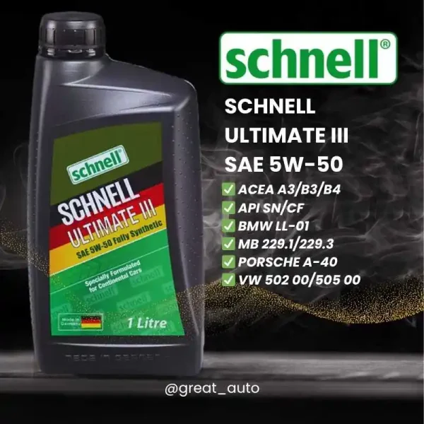 SCHNELL 5W-50 SCHNELL 5W-50